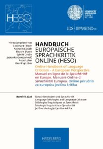 Handbuch Europäische Sprachkritik Online, Band 5